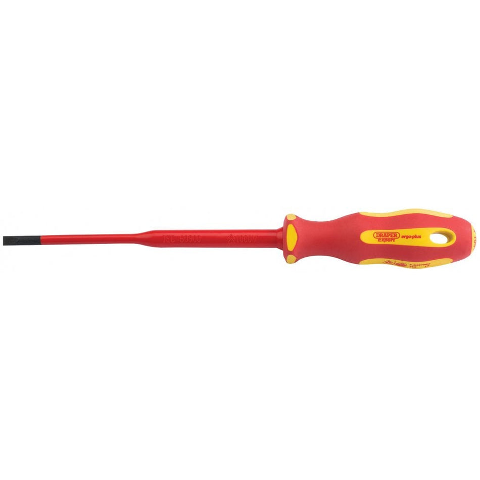 Ergo Plus Slimline Plain Slot VDE Screwdriver (3.5mm x 100mm): Model No. 965SLIM