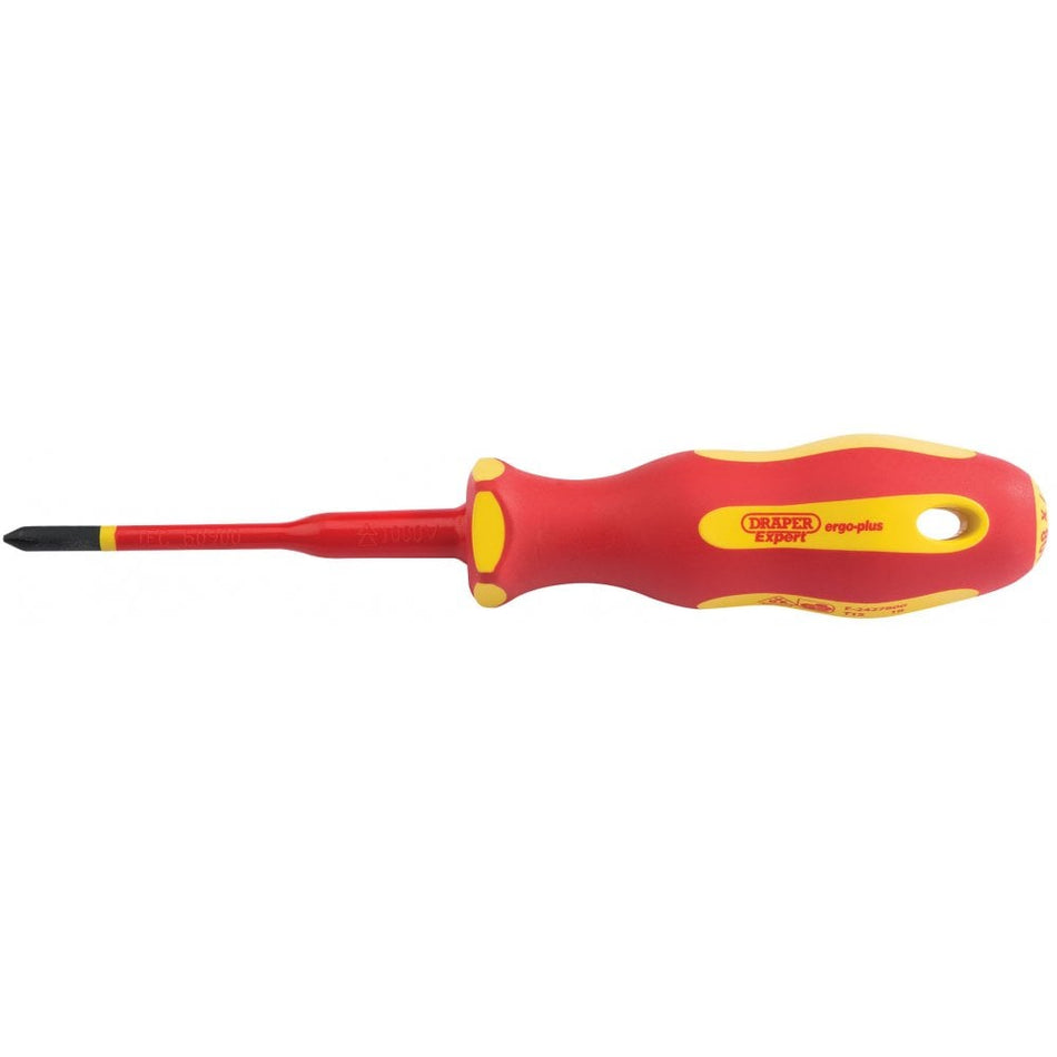 Ergo Plus Slimline Cross Slot VDE Screwdriver (No:2 x 100mm): Model No. 965SLIMCS