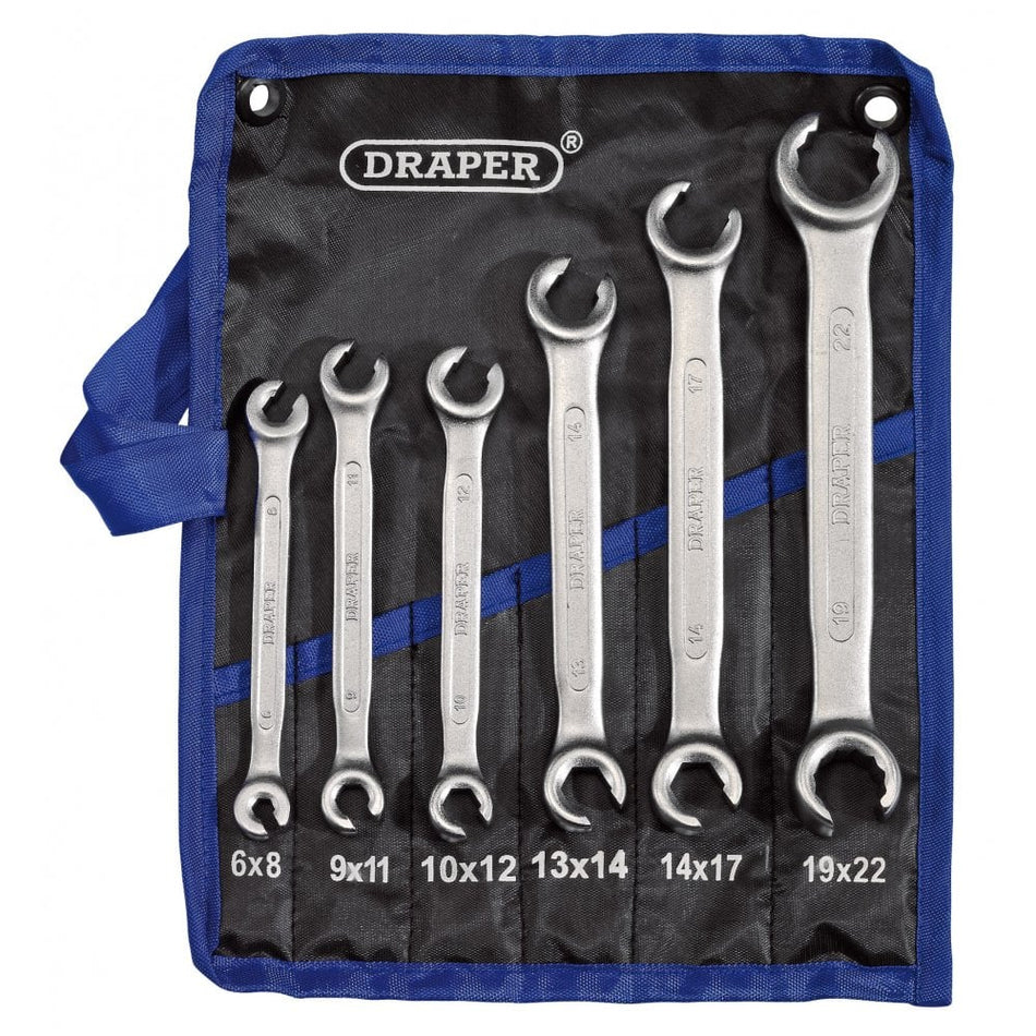 Flare Nut Spanner Set (6 Piece): Model No. BAW-FN SET