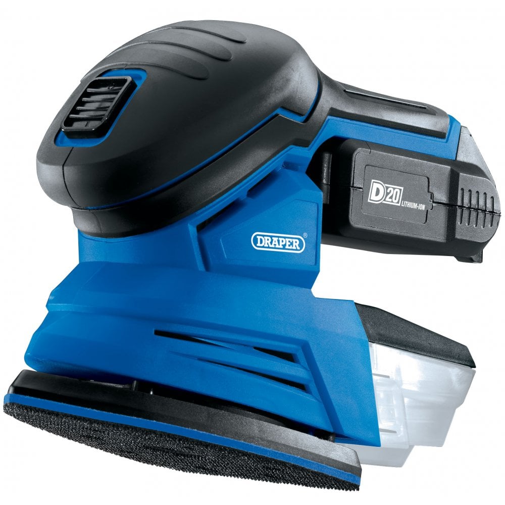 D20 20V Tri-Base (Detail) Sander with 2Ah Battery and Charger: Model No. D20TBS135SET