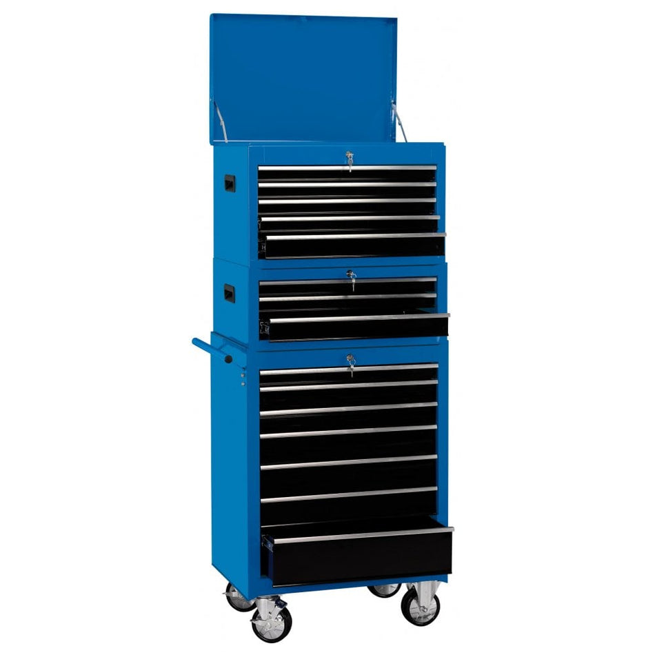 26" Combination Roller Cabinet and Tool Chest (15 Drawer): Model No. *CTCB