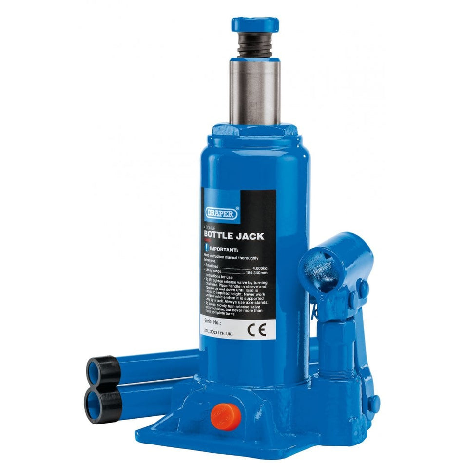 Hydraulic Bottle Jack (4 Tonne): Model No. BJ4-B