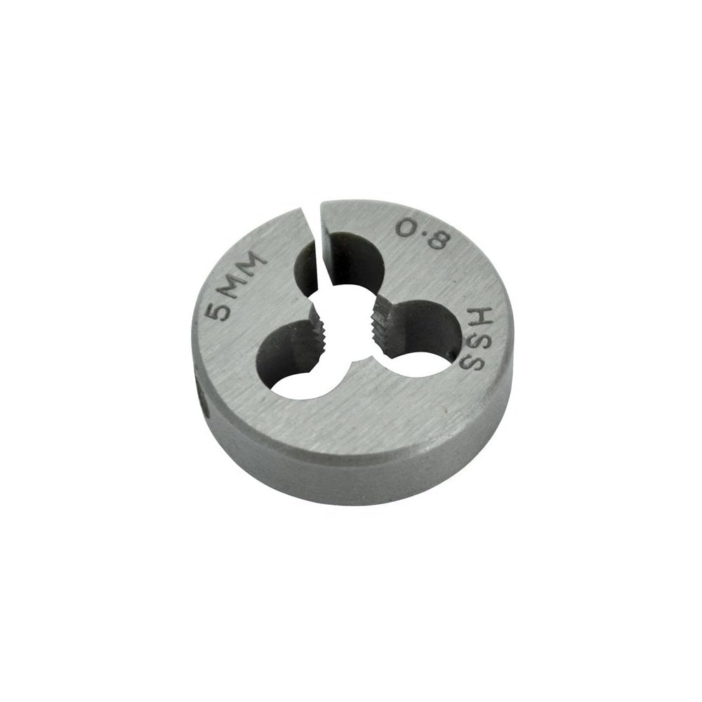 Faithfull HSS Straight Flute Split Die M5 x 0.8 (13/16 O.D)