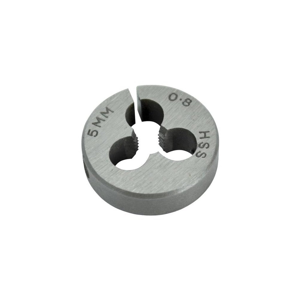Faithfull HSS Straight Flute Split Die M5 x 0.8 (13/16 O.D)