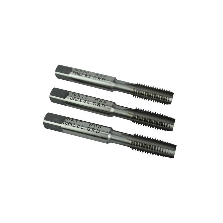 Faithfull HSS Straight Flute Tap Set M10 x 1.50, 3 Piece