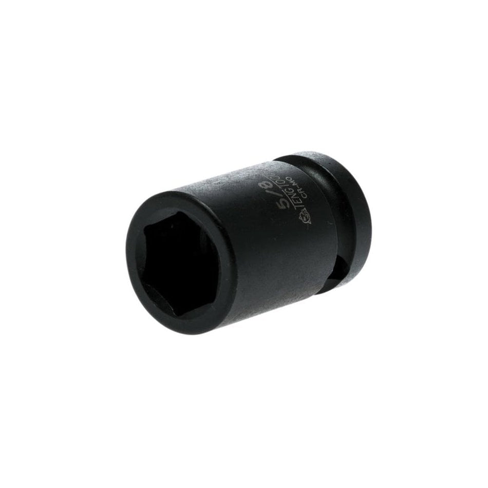 Teng Impact Socket Hexagon 6 Point 1/2in Drive 5/8in