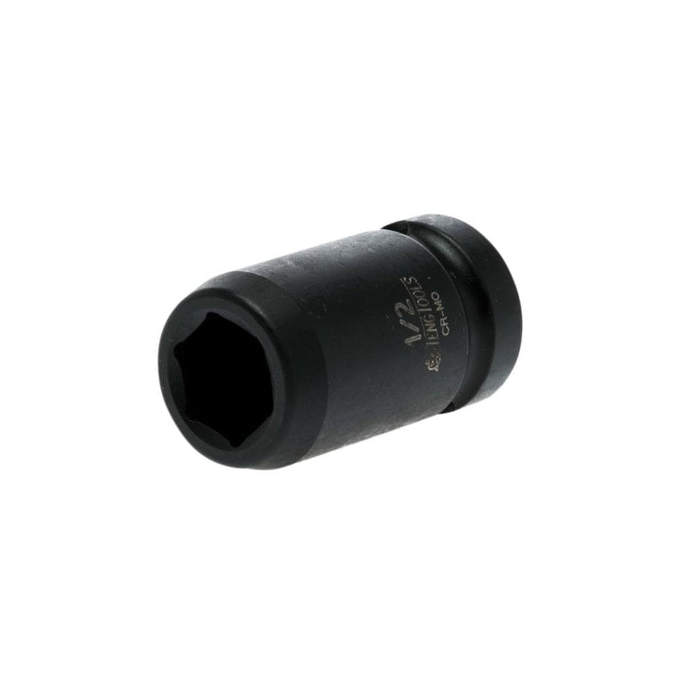 Teng Impact Socket Hexagon 6 Point 1/2in Drive 1/2in