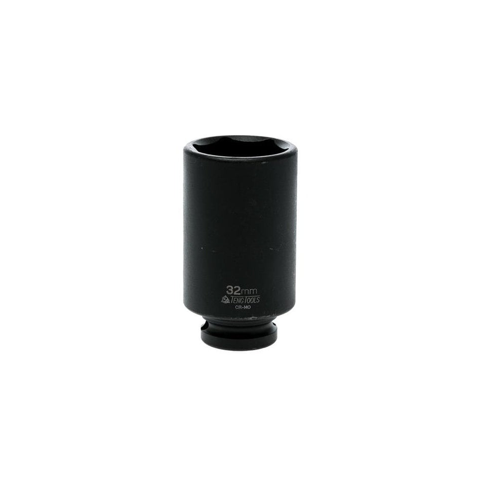 Teng Deep Impact Socket Hexagon 6 Point 1/2in Drive 32mm
