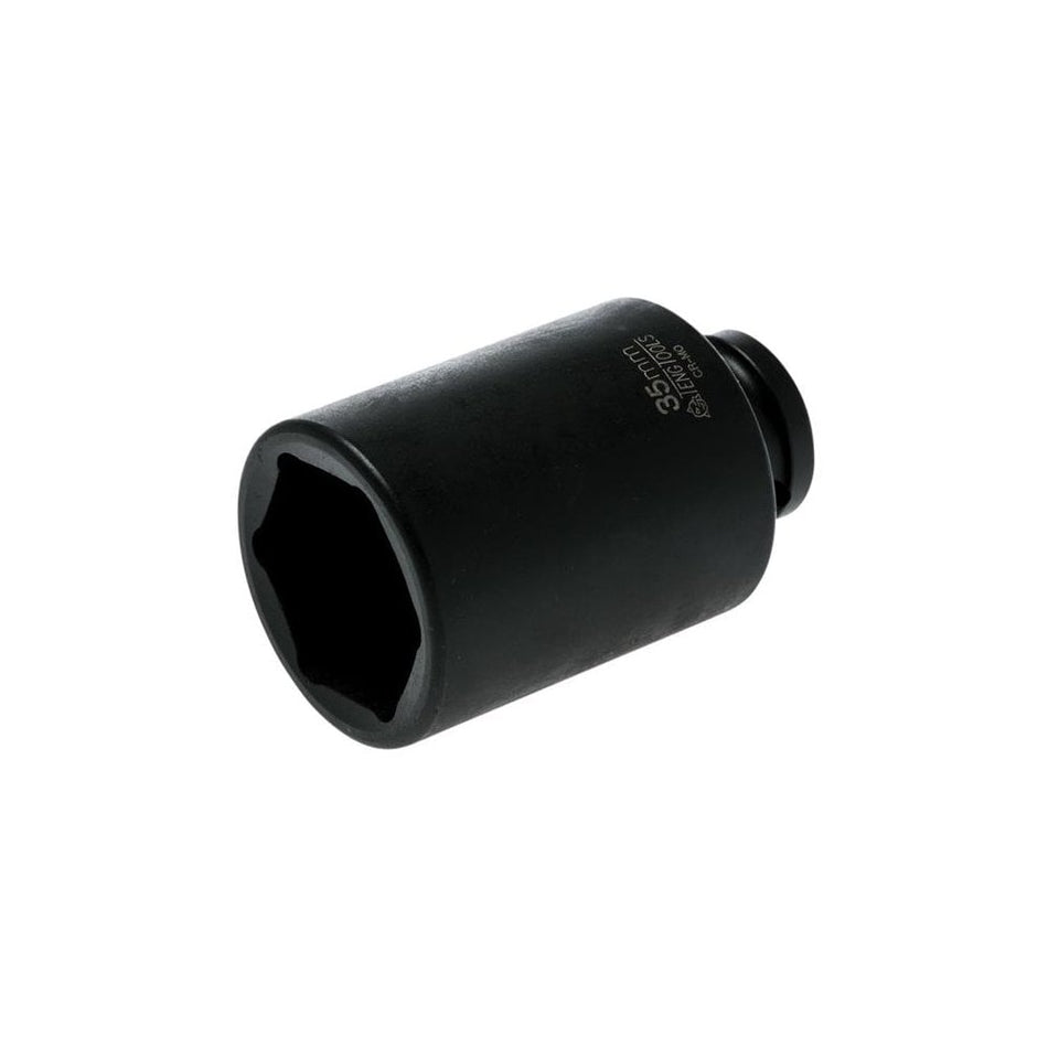 Teng Deep Impact Socket Hexagon 6 Point 1/2in Drive 35mm