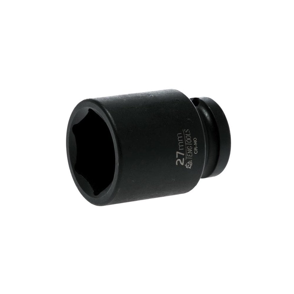 Teng Impact Socket Hexagon 6 Point 1/2in Drive 27mm
