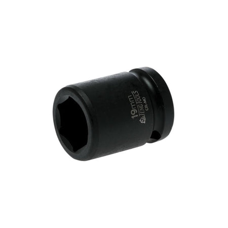Teng Impact Socket Hexagon 6 Point 1/2in Drive 19mm