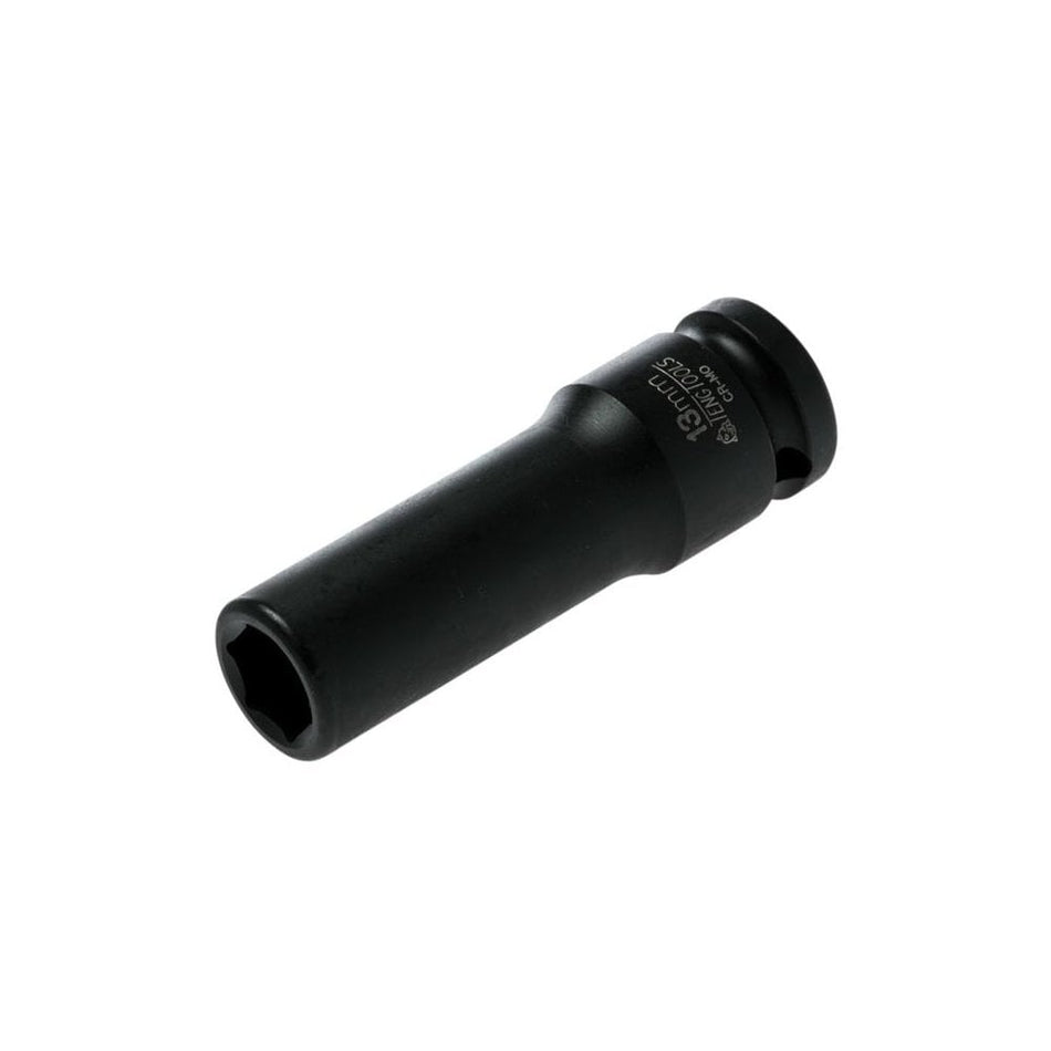 Teng Deep Impact Socket Hexagon 6 Point 1/2in Drive 13mm