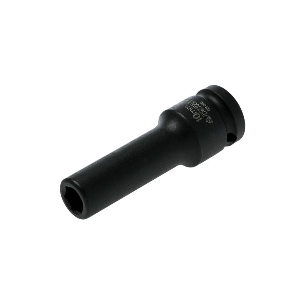 Teng Deep Impact Socket Hexagon 6 Point 1/2in Drive 10mm