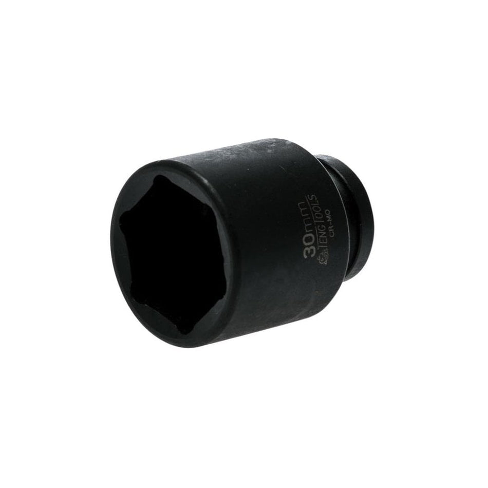Teng Impact Socket Hexagon 6 Point 1/2in Drive 30mm