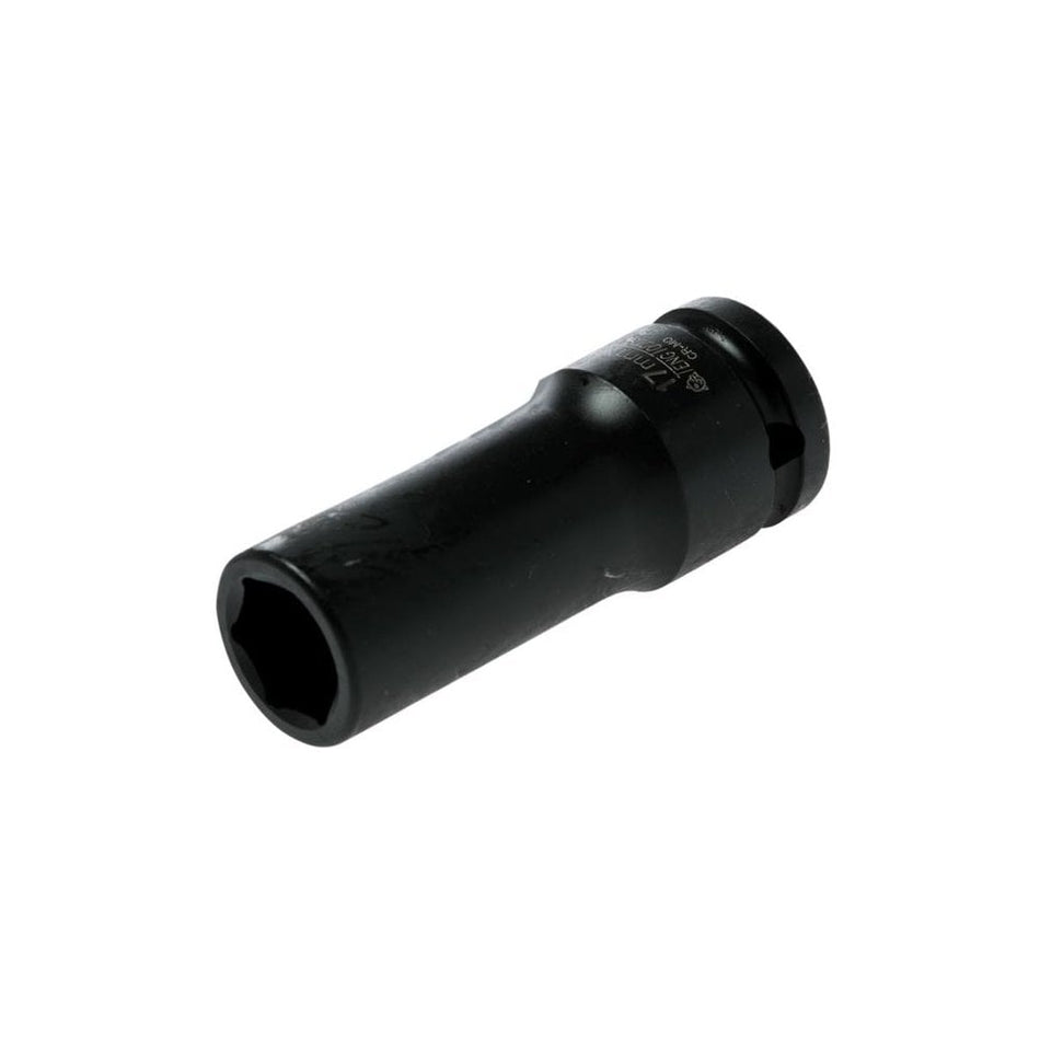 Teng Deep Impact Socket Hexagon 6 Point 1/2in Drive 17mm