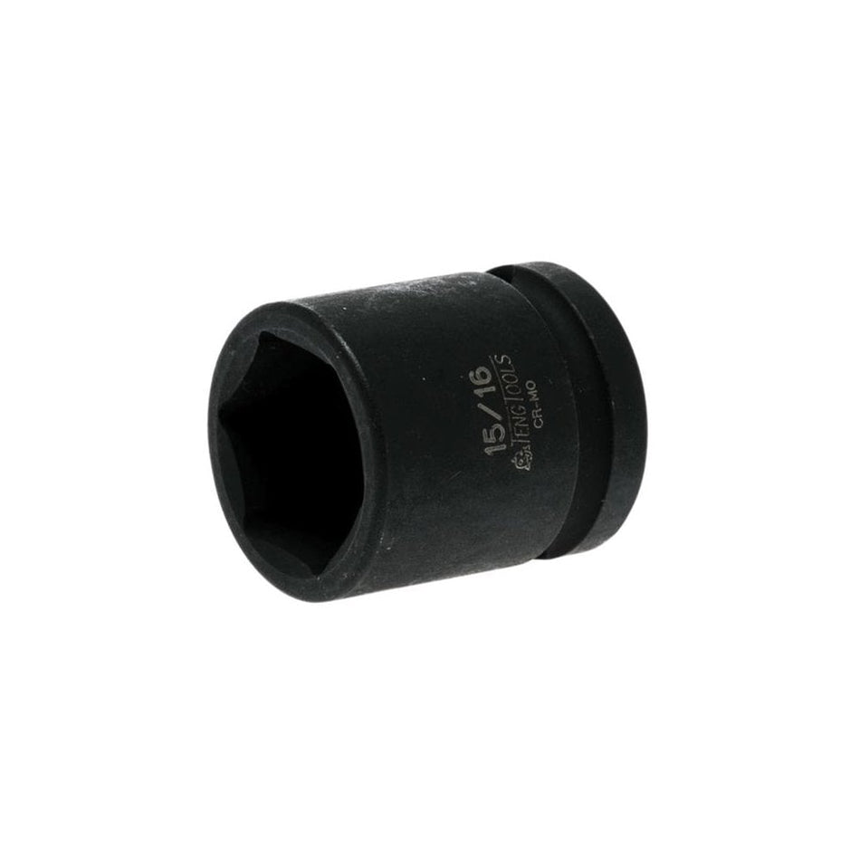 Teng Impact Socket Hexagon 6 Point 1/2in Drive 15/16in