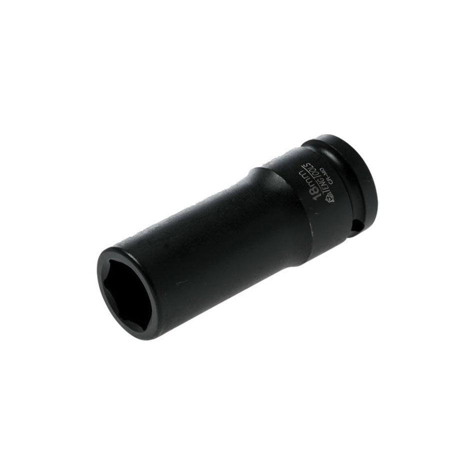 Teng Deep Impact Socket Hexagon 6 Point 1/2in Drive 18mm