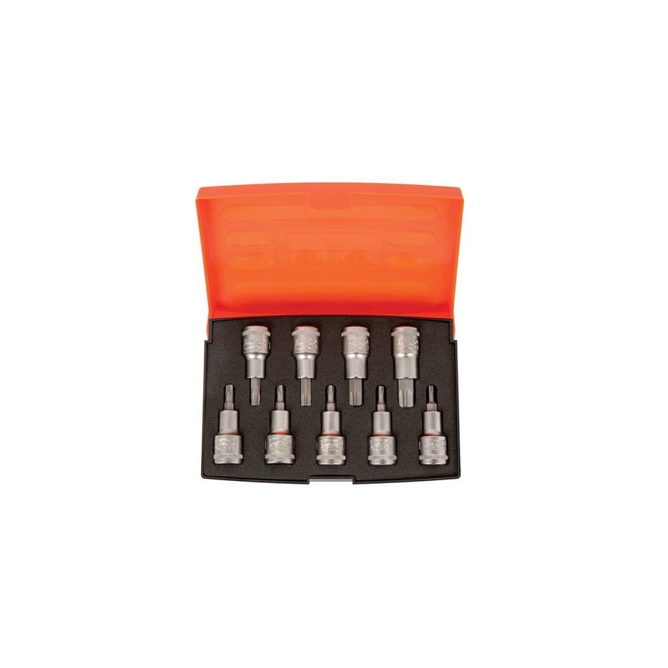 Bahco S9TORX 1/2in Drive Socket Set of 9 Metric