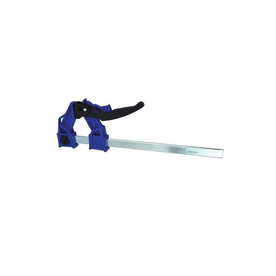 Faithfull Heavy-Duty Lever Clamp Capacity 250mm