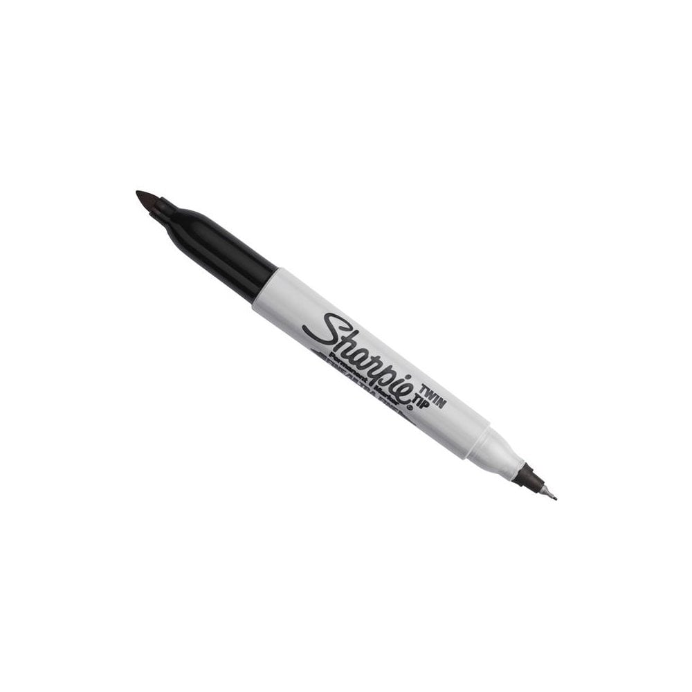 SharpieÂ® Twin Tip Permanent Marker Black