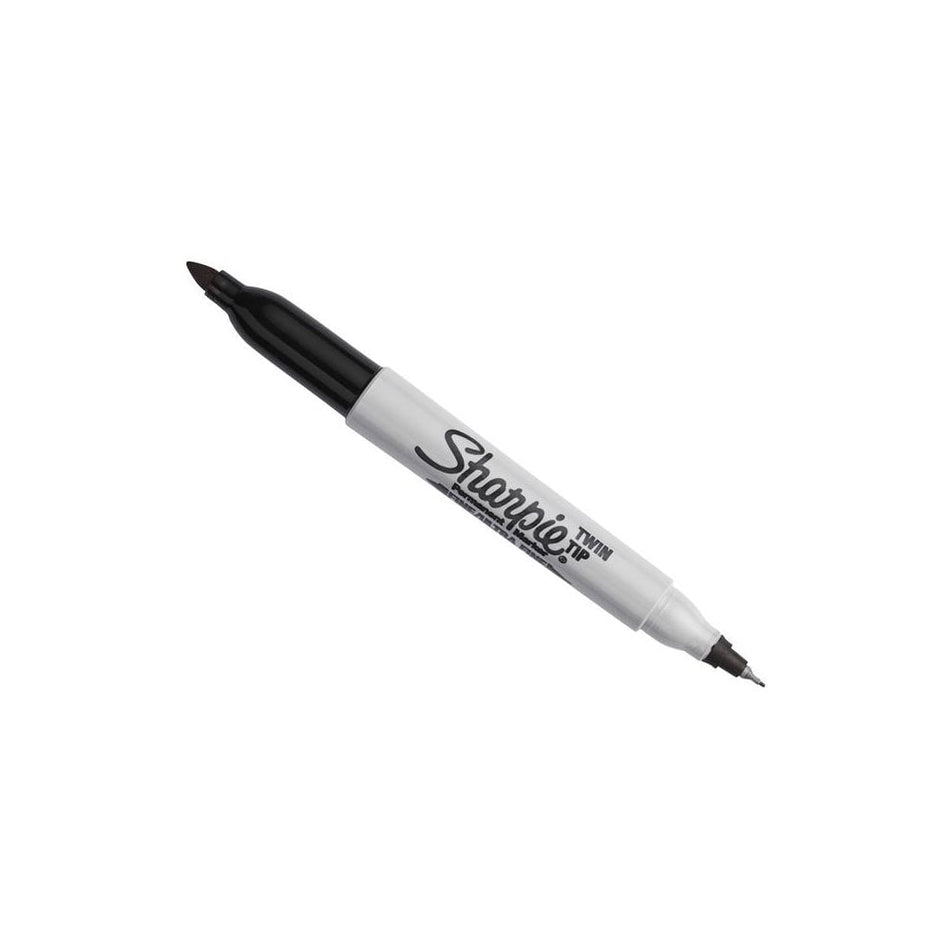 SharpieÂ® Twin Tip Permanent Marker Black