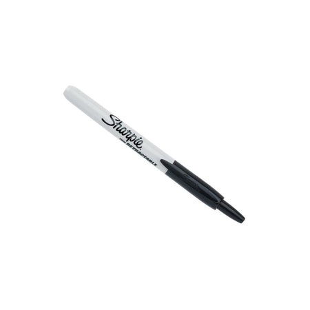 SharpieÂ® Retractable Fine Permanent Marker Black