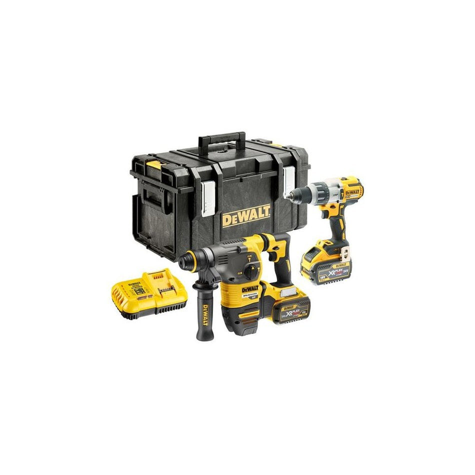 DEWALT DCK2033X2 Brushless FlexVolt XR Twin Pack 18/54V 2 x 9.0/3.0Ah Li-ion
