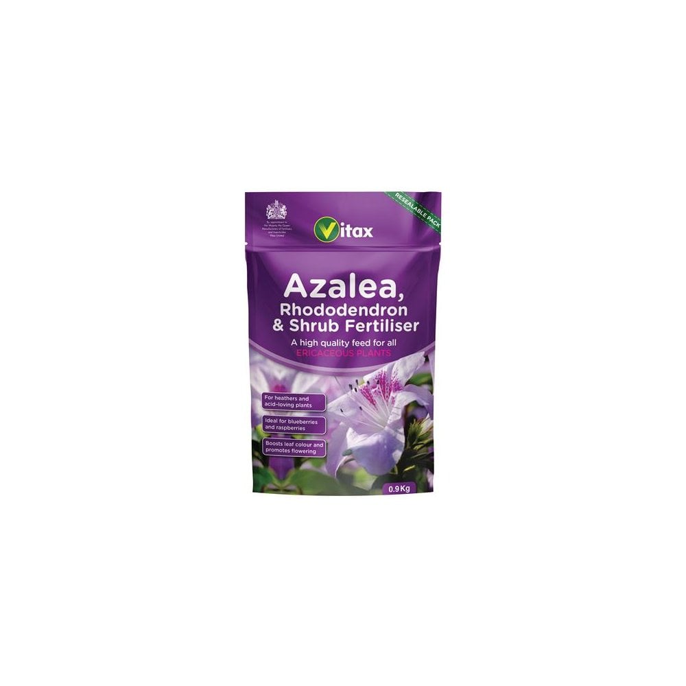 Vitax Azalea, Rhododendron & Shrub Fertiliser 0.9kg Pouch