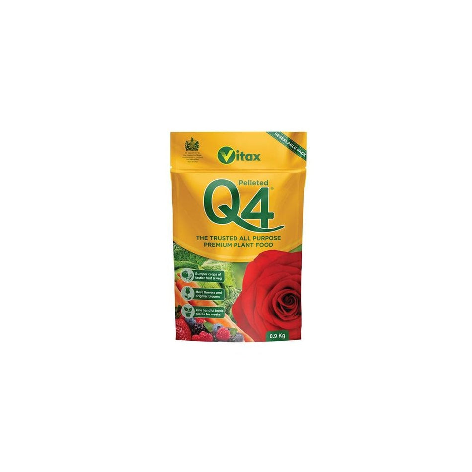Vitax Q4 Premier All Purpose Fertiliser 0.9kg Pouch