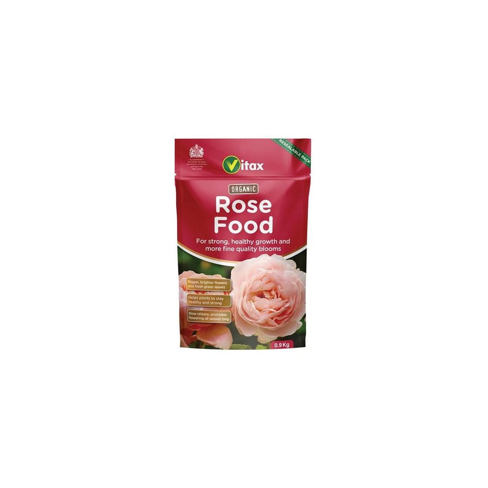 Vitax Organic Rose Food 0.9kg Pouch