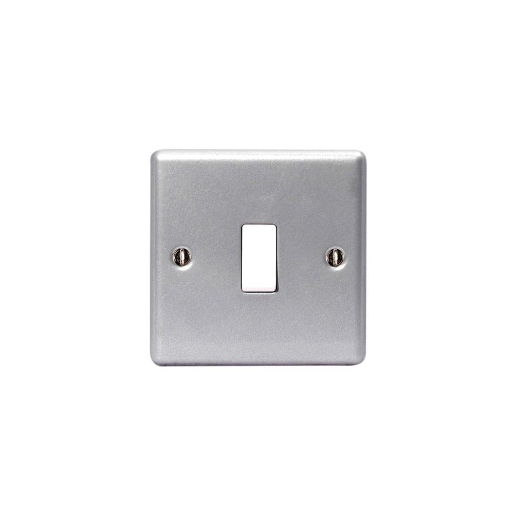Masterplug Metal Clad 2-Way 1-Gang Light Switch