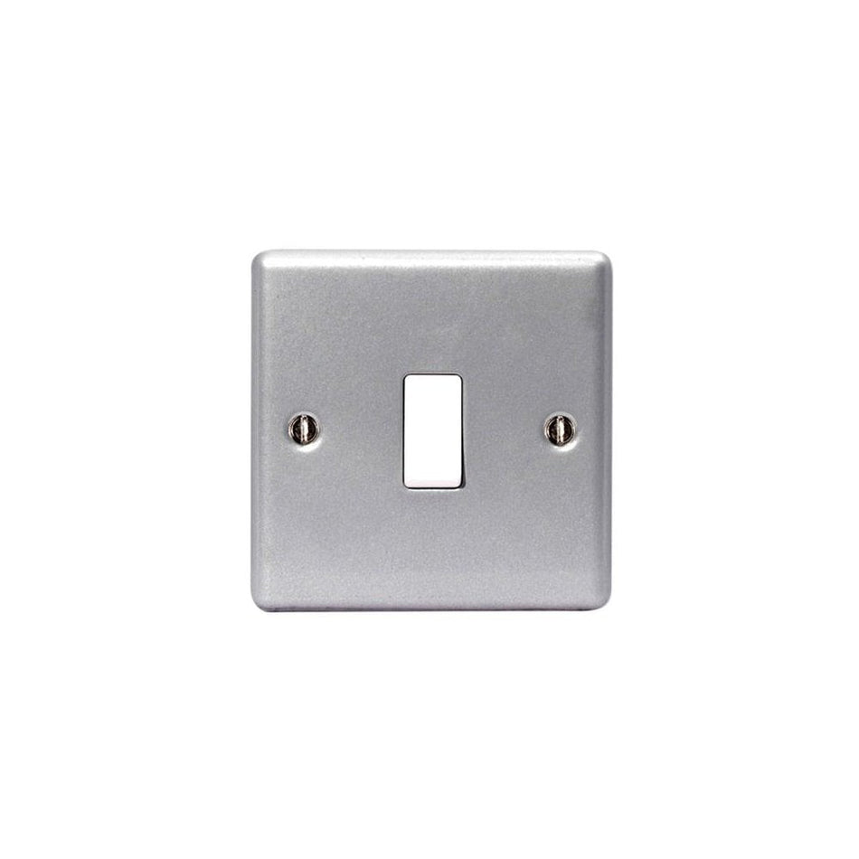 Masterplug Metal Clad 2-Way 1-Gang Light Switch