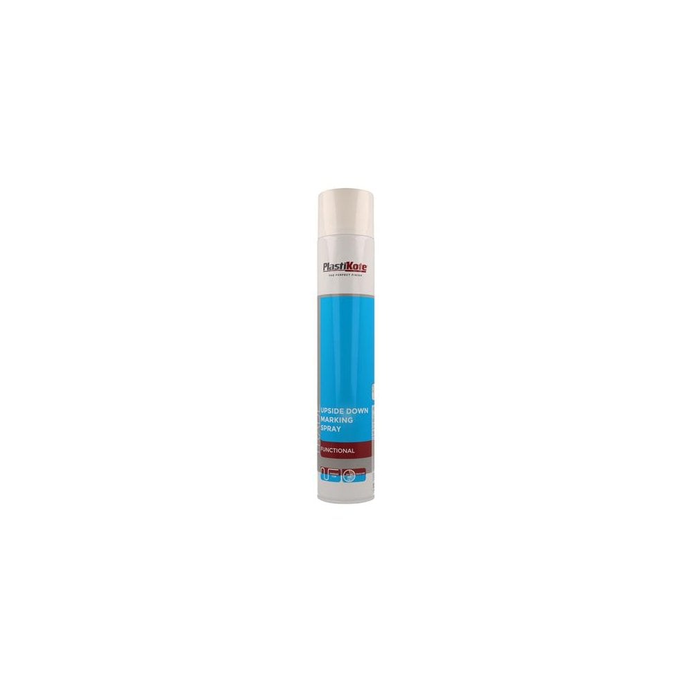 PlastiKote Trade Upside Down Marking Spray Paint White 750ml