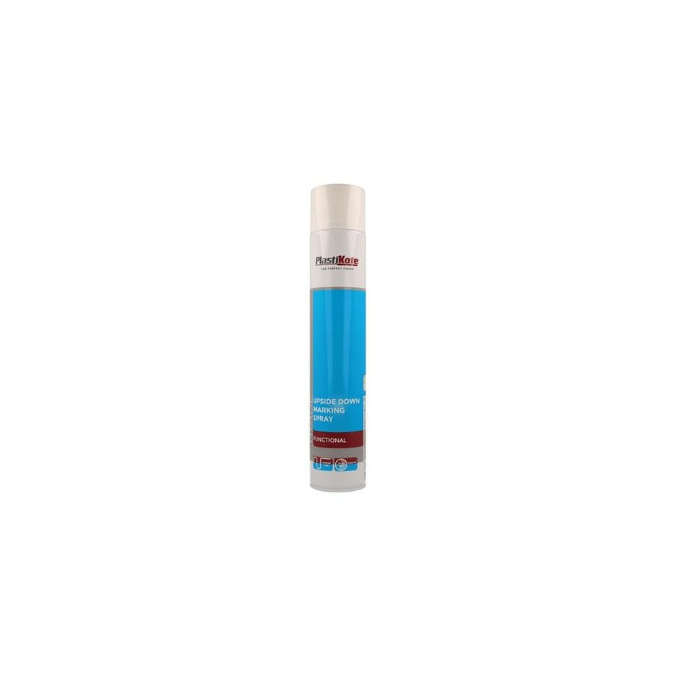 PlastiKote Trade Upside Down Marking Spray Paint White 750ml