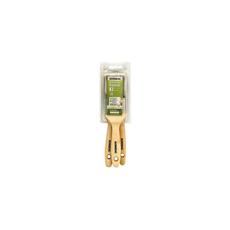 Ronseal Precision Finish Brush (Pack 3)