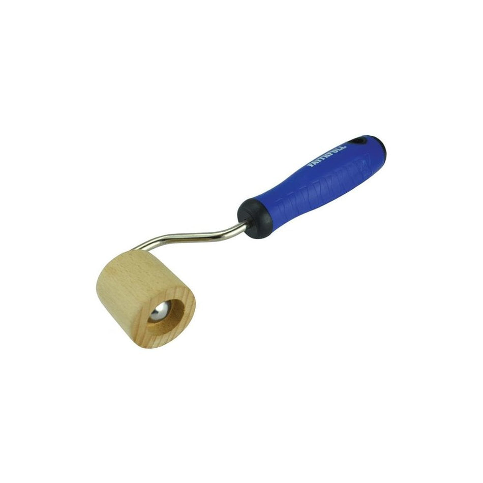 Faithfull Soft Grip Seam Roller - Wooden