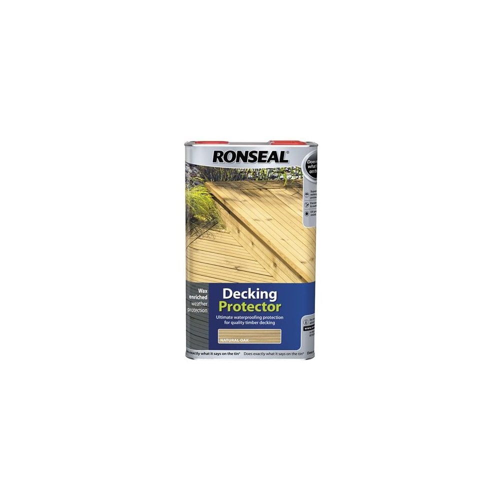 Ronseal Decking Protector Natural Oak 5 Litre