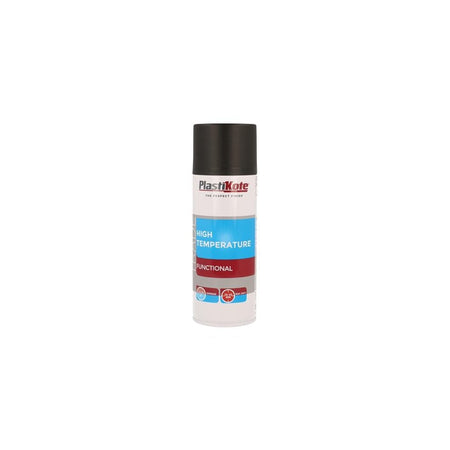 PlastiKote Trade High Temperature Spray Paint Black 400ml