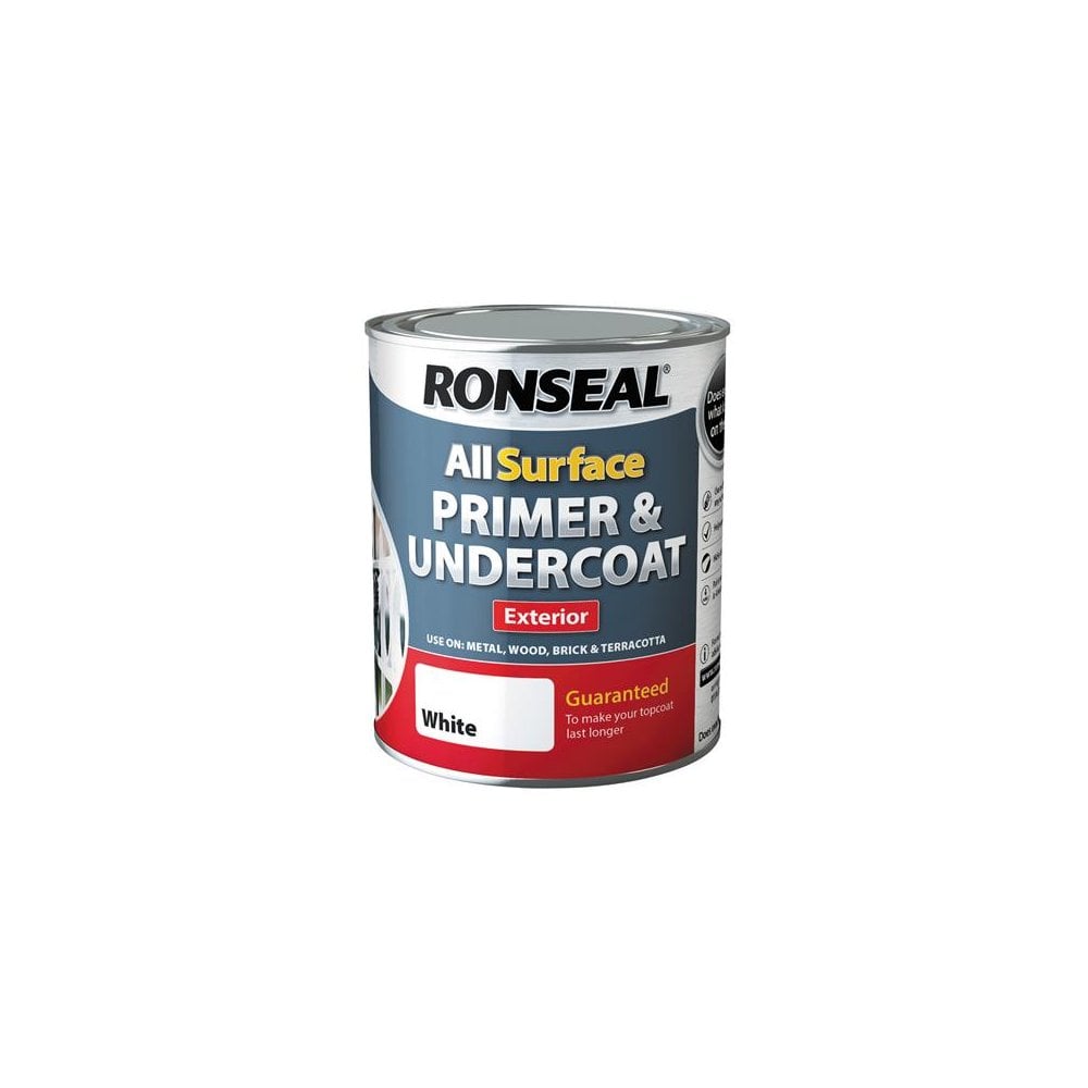 Ronseal All Surface Primer & Undercoat Exterior White 750ml