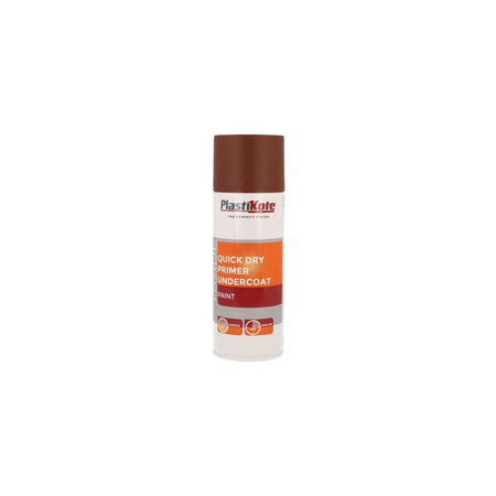PlastiKote Trade Quick Dry Primer Spray Red Oxide 400ml