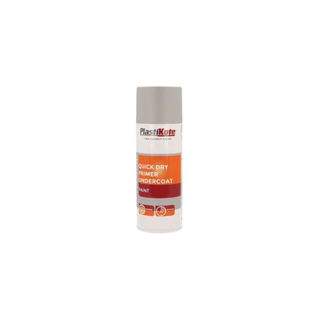PlastiKote Trade Quick Dry Primer Spray Grey 400ml
