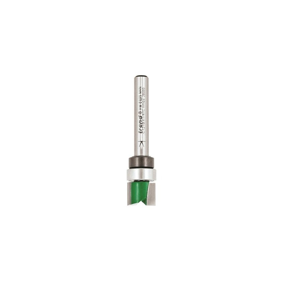 Trend C121B x 1/4 TC Bearing Guided Template Profile Cutter 12.7mm x 9.5mm