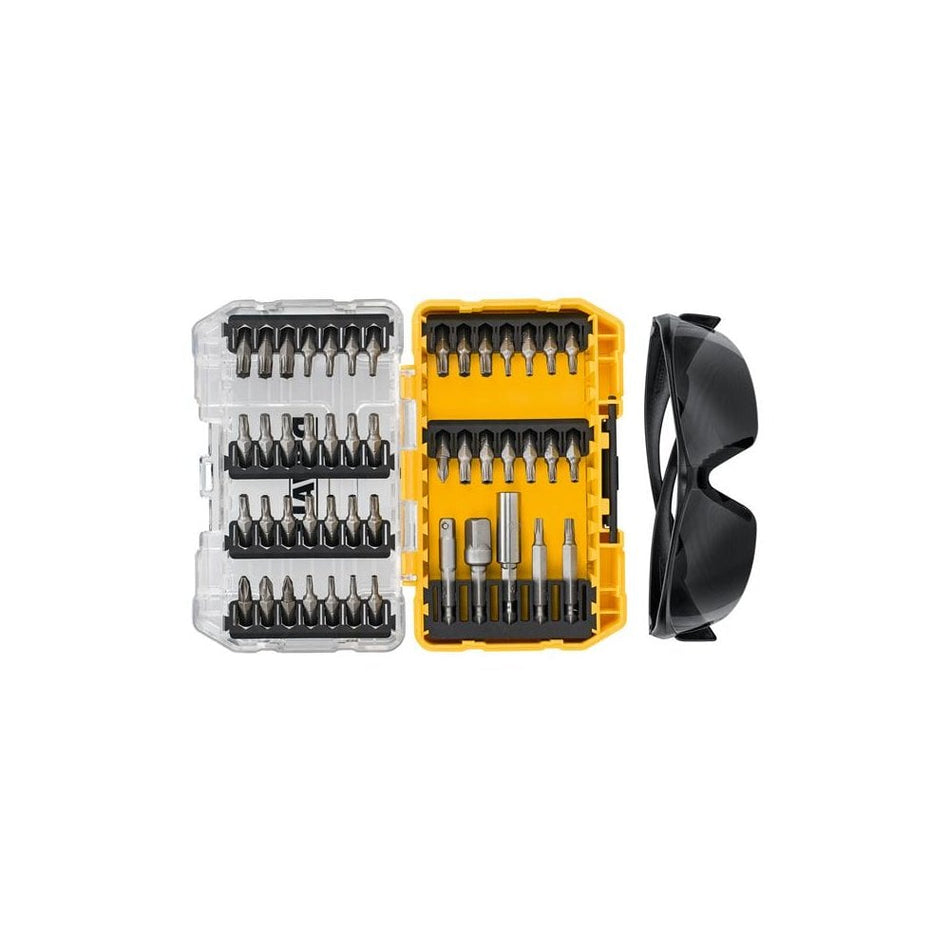 DEWALT DT70704 Screwdriving Set, 47 Piece + Safety Glasses