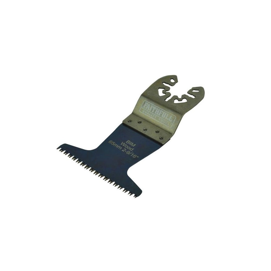 Faithfull Premium ArcÂ CutÂ Hardwood Bi-Metal Blade 65mm