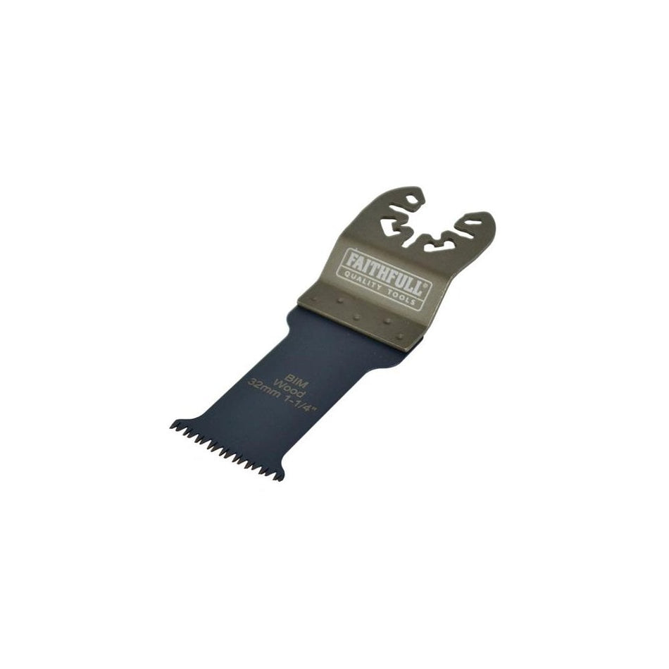 Faithfull Premium ArcÂ CutÂ Hardwood Bi-Metal BladeÂ 32mm