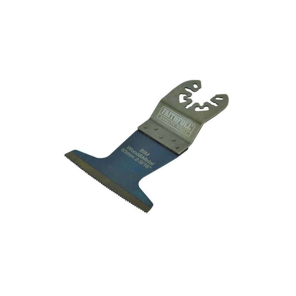 Faithfull Premium Arc CutÂ Wood & Metal Bi-Metal BladeÂ 65mm