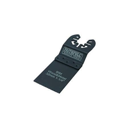 Faithfull Bi-Metal FlushÂ CutÂ Wood/MetalÂ Blades 32mm (Pack 5)