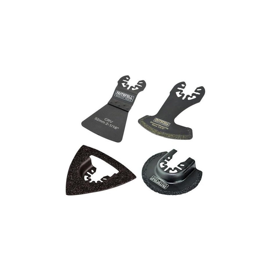 Faithfull Multi-ToolÂ TilingÂ Kit,Â 4 Piece