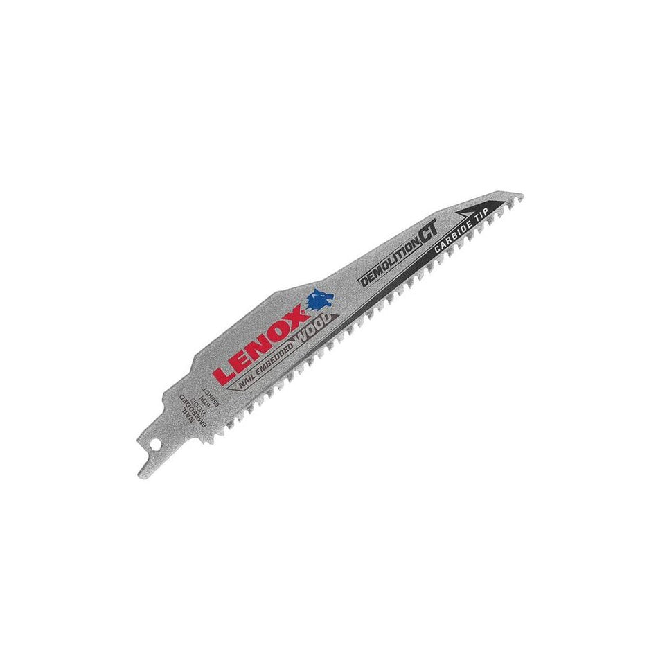 LENOX 656RCT DEMOLITION CT™ Reciprocating Saw Blade 150mm 6 TPI