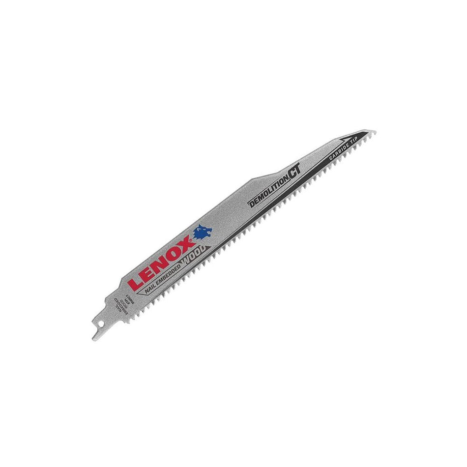 LENOX 956RCT DEMOLITION CT™ Reciprocating Saw Blade 230mm 6 TPI